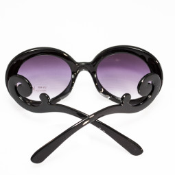 Очки в стиле prada "Барокко", черные-foto8