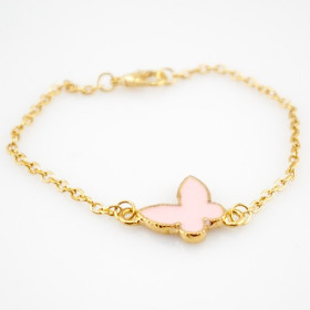 Браслет "Pink buterfly"-foto3
