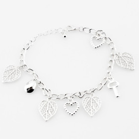 Браслет с подвесками "Silver Love"-foto4