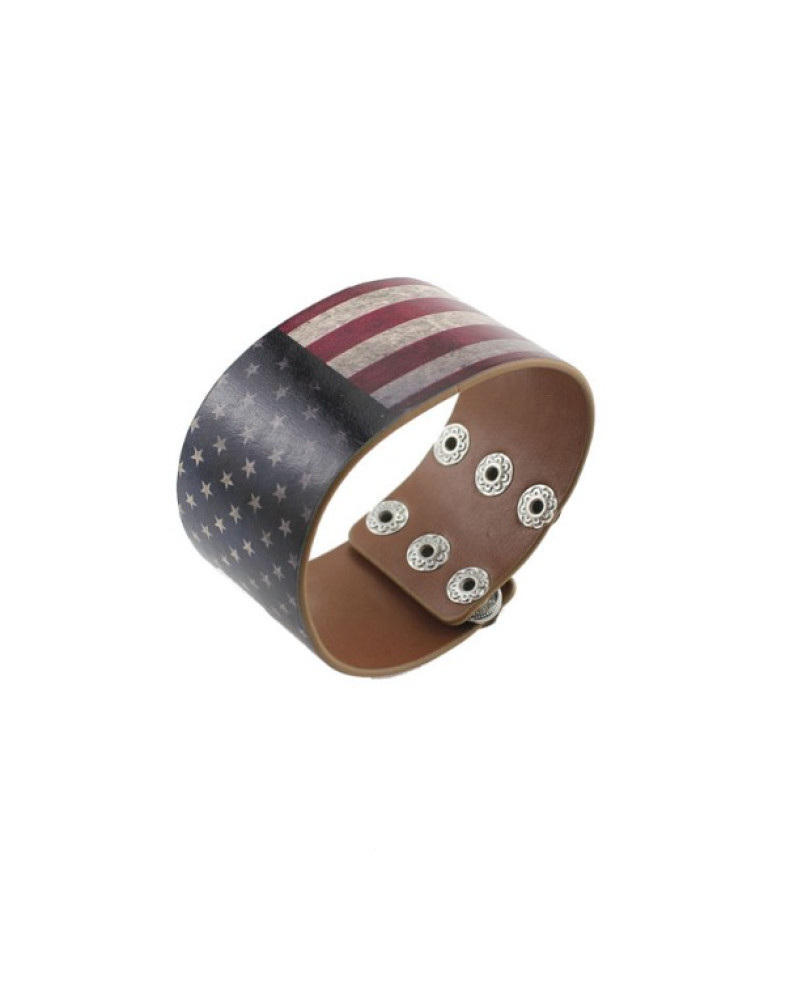 Кожаный браслет Американский USA dream-foto3