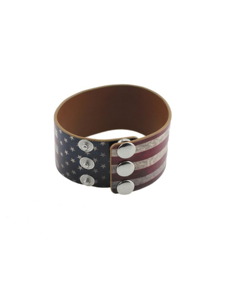 Кожаный браслет Американский USA dream-foto5