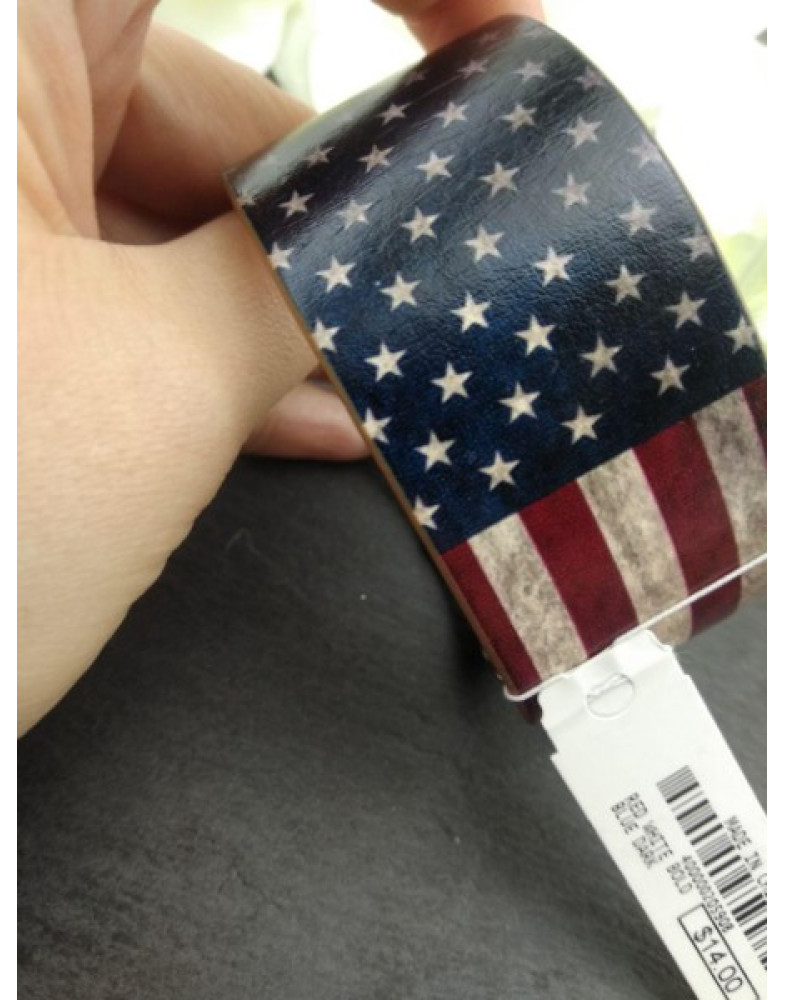 Кожаный браслет Американский USA dream-foto2