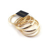 Набор браслетов "Forever gold", 8 штук, Уценка