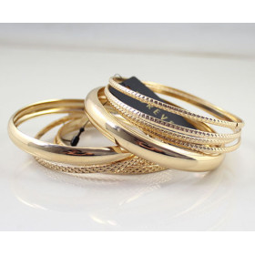 Набор браслетов "Forever gold", 8 штук, Уценка-foto3