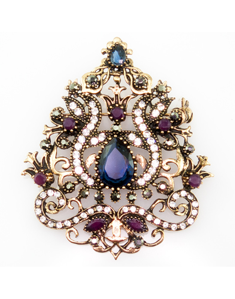 Винтажная брошь "Турецкое величие" Уценка-foto5