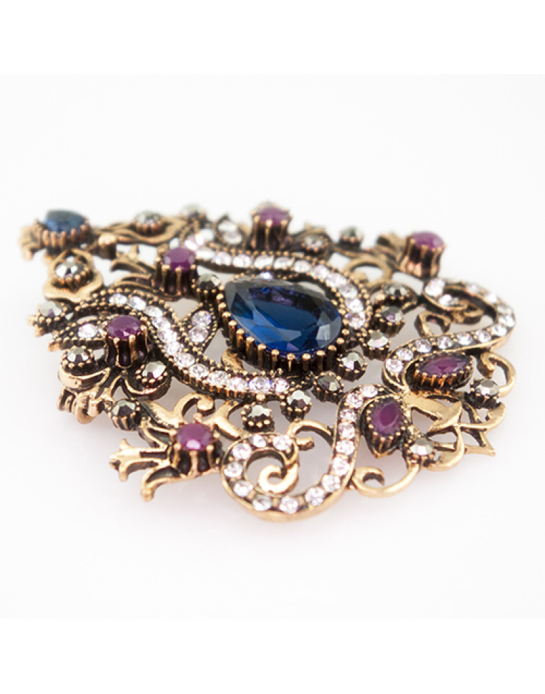 Винтажная брошь "Турецкое величие" Уценка-foto3