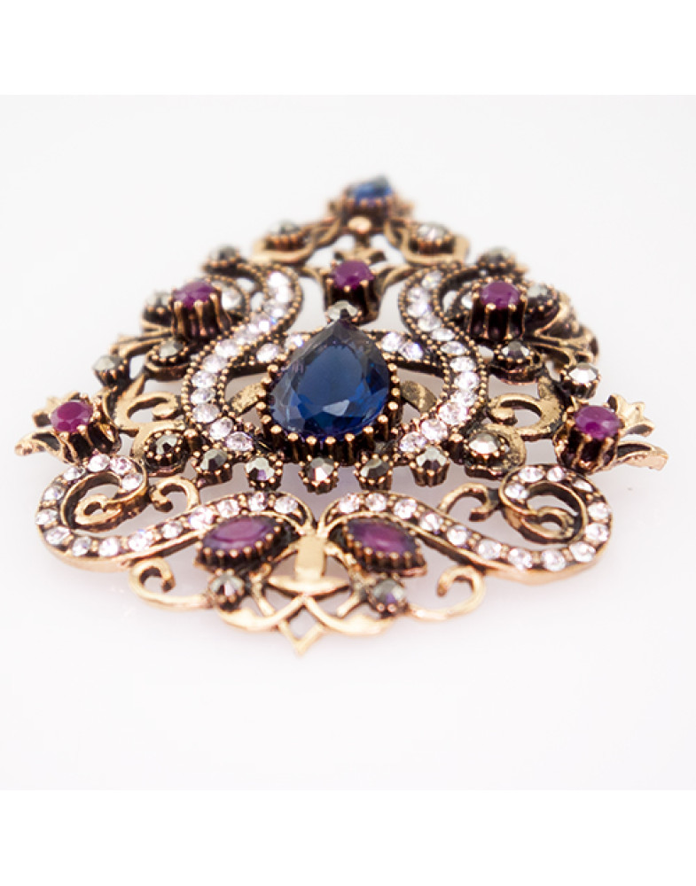 Винтажная брошь "Турецкое величие" Уценка-foto2