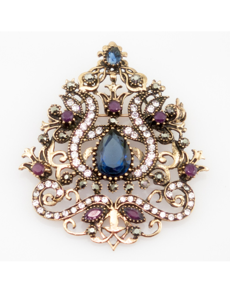 Винтажная брошь "Турецкое величие" Уценка-foto4