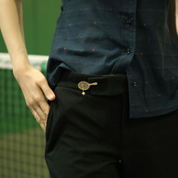 Брошка ракетка "Sportfashion"-foto2