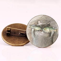 Брошь Котяра -foto3