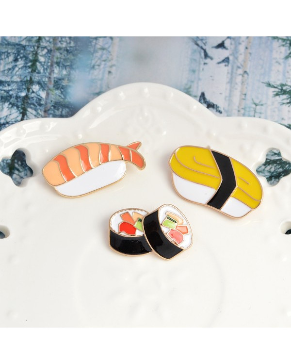 Набор пинов брошей Sushi, 3 шт
