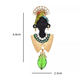 Брошка Африка Аfrica brooch-foto2