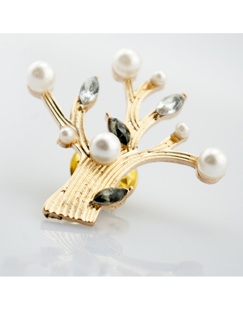 Брошка "Pearl tree"-foto4