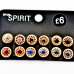 Набор сережек "Spirit", 6 пар