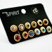 Набор сережек "Spirit", 6 пар