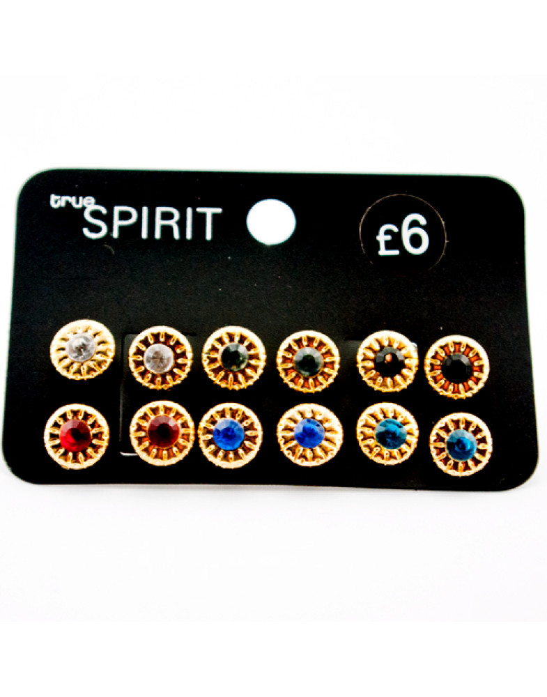 Набор сережек "Spirit", 6 пар-foto2