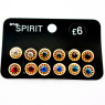 Набор сережек "Spirit", 6 пар
