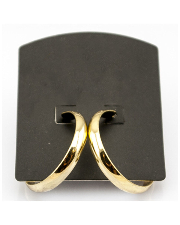 Серьги кольца "Gold". Магазин сорока