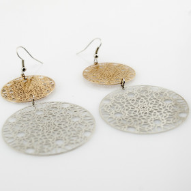 Серьги "Кружево" gold_silver-foto7