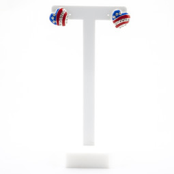 Серьги гвоздики "USA"-foto3