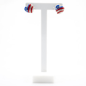 Серьги гвоздики "USA"-foto3