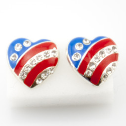 Серьги гвоздики "USA"-foto2