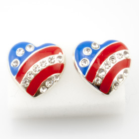 Серьги гвоздики "USA"-foto2