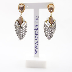 Серьги с камнями "Style report"-foto5