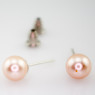Пусеты "Pink pearl"