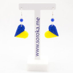 Сережки ручной работы "Love Ukraine"-foto4
