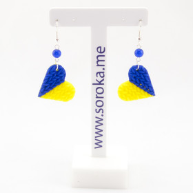 Сережки ручной работы "Love Ukraine"-foto4
