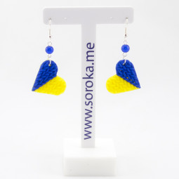 Сережки ручной работы "Love Ukraine"-foto2