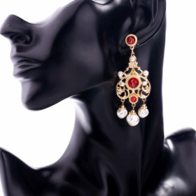 Серьги длинные Величие-foto5