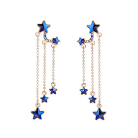 Серьги длинные  Star Sky