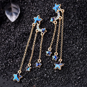 Серьги длинные  Star Sky-foto3