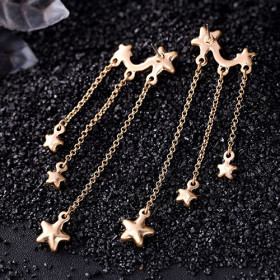 Серьги длинные  Star Sky-foto2