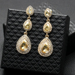 Серьги капли "Shampan"-foto6