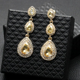 Серьги капли "Shampan"-foto6