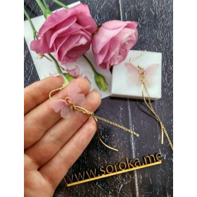 Серьги Порхающие бабочки, мал-foto5