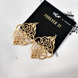 Серьги Matte Gold-foto3