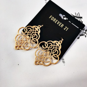 Серьги Matte Gold-foto3