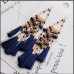 Серьги кисти Navy Blue