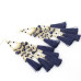 Серьги кисти Navy Blue