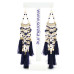 Серьги кисти Navy Blue