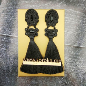 Серьги кисти сутаж Грация -foto5