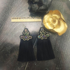 Серьги кисти Qeen black-foto5