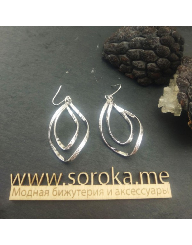 Серьги спиральки Мебиуса-foto4