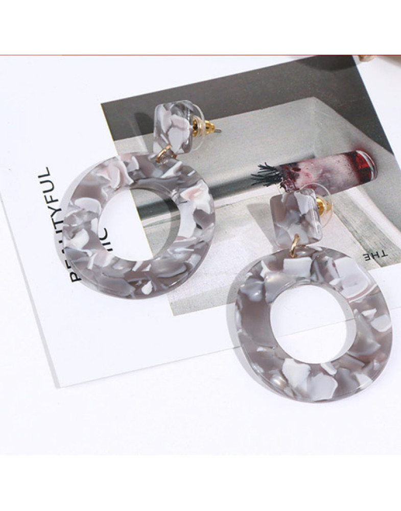 Серьги модные Trandly Gray-foto2