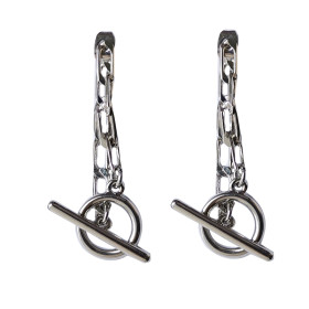 Сережки ланцюги Silver O