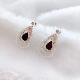 Серьги Гранатовые ночи-foto5